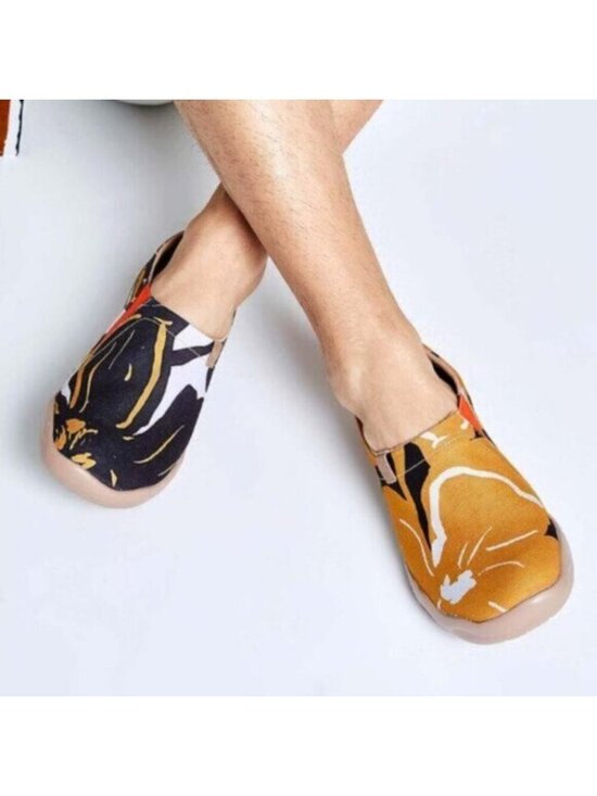 Mens Shoes Size 8 NWT UIN Slip On Shoes Canvas Comfortable Stamen main image 8